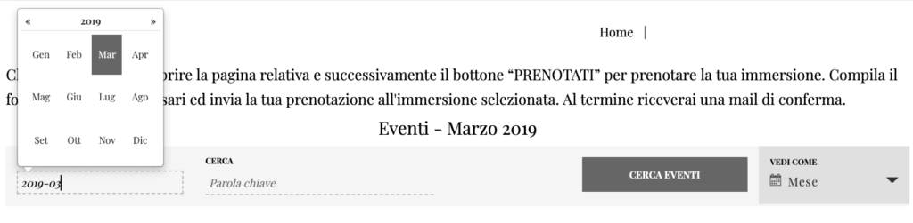 prenotazione immersioni